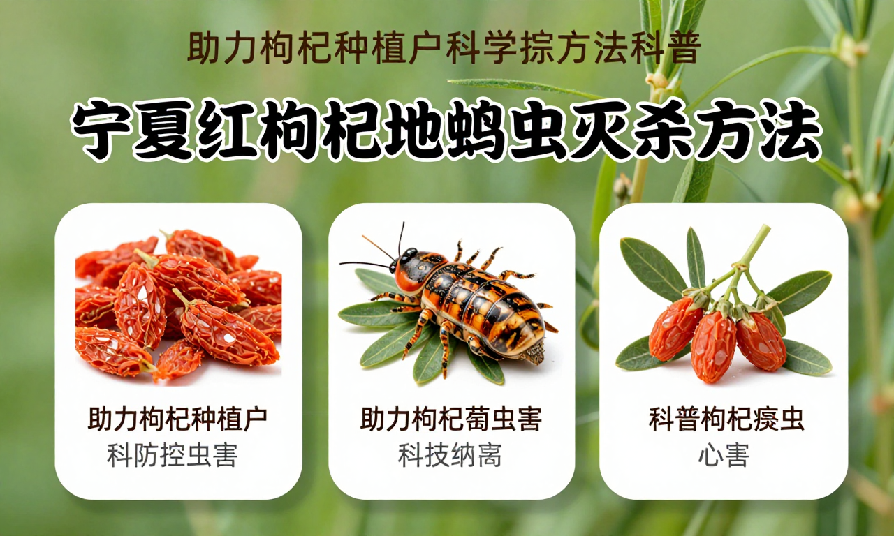 宁夏红枸杞地老虎灭杀方法科普:助力枸杞种植户科学防控虫害