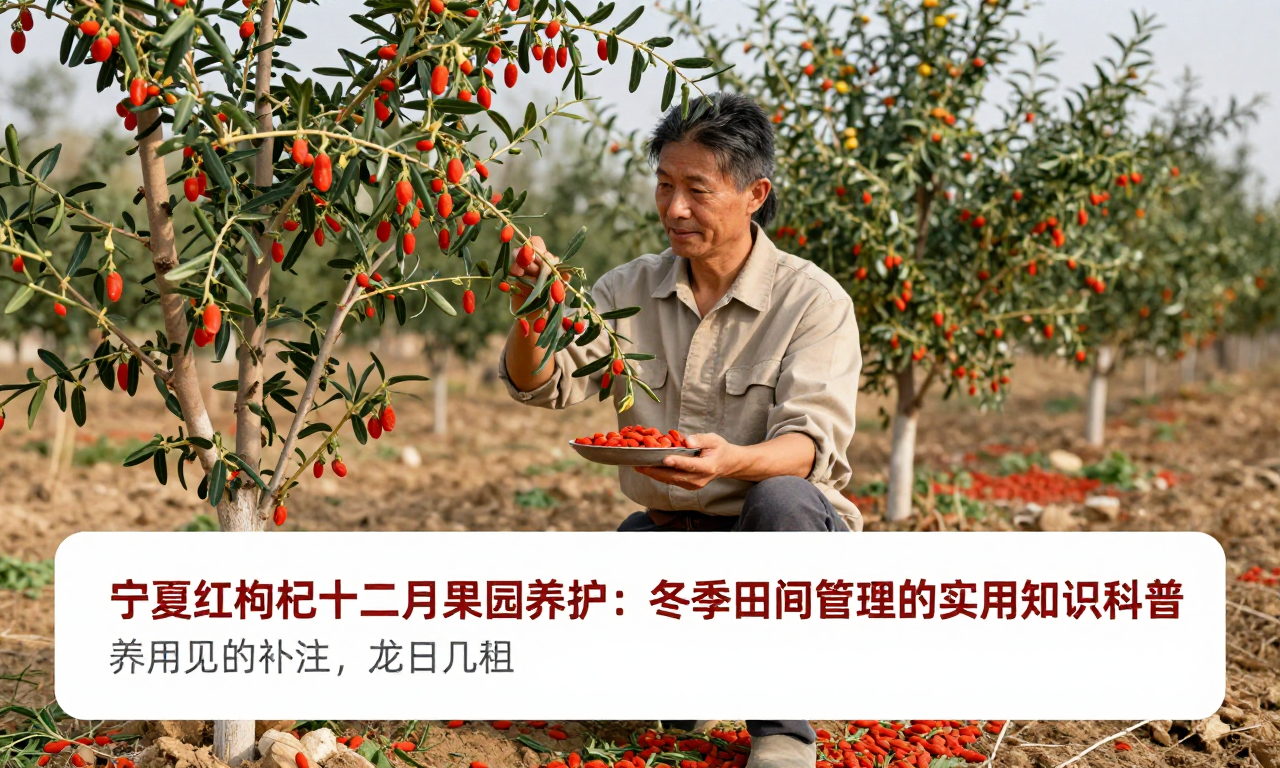 宁夏红枸杞十二月果园养护：冬季田间管理的实用知识科普