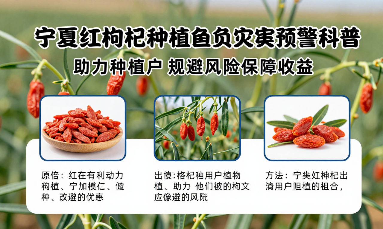 宁夏红枸杞种植自然灾害预警科普 助力种植户规避风险保障收益