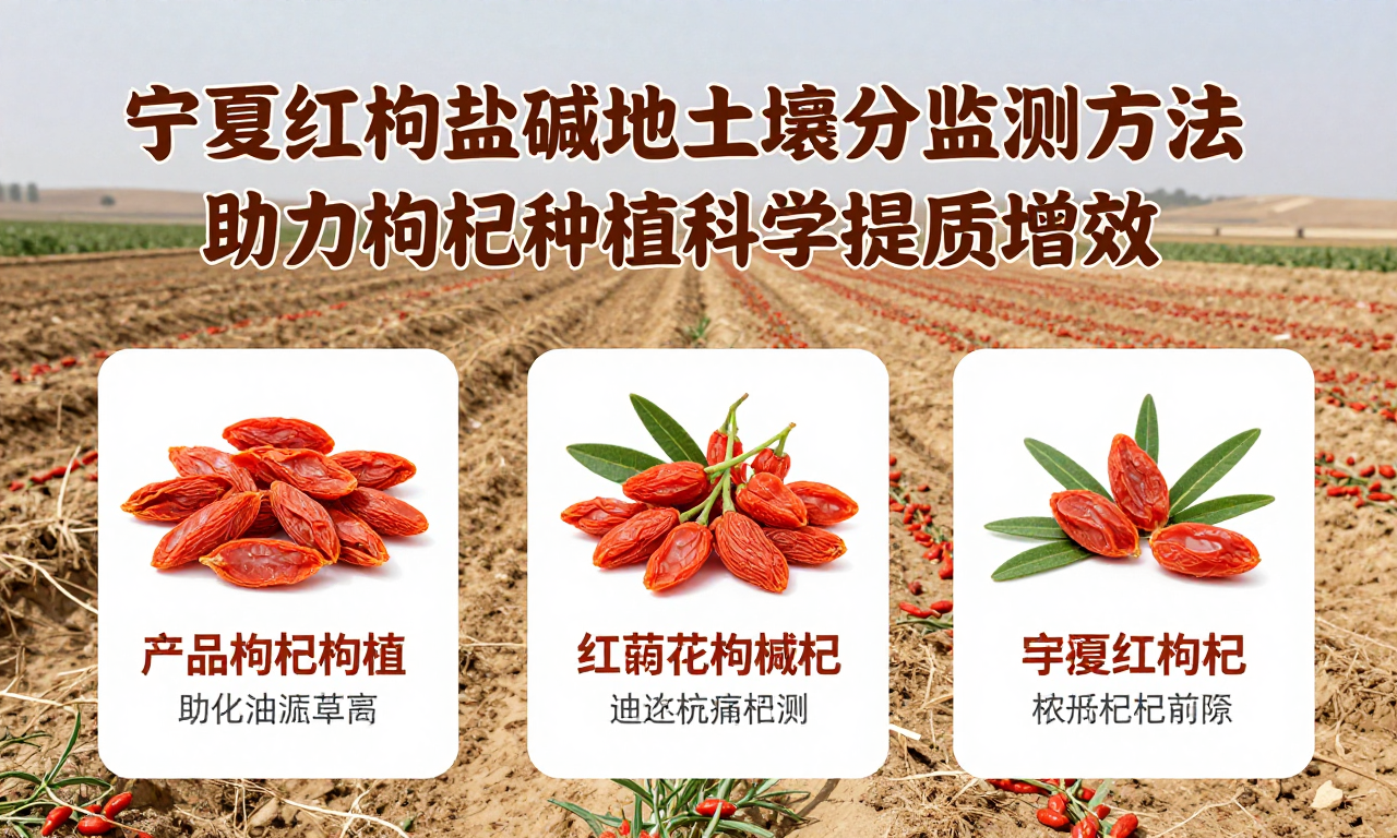 宁夏红枸杞盐碱地土壤盐分监测方法 助力枸杞种植科学提质增效科普