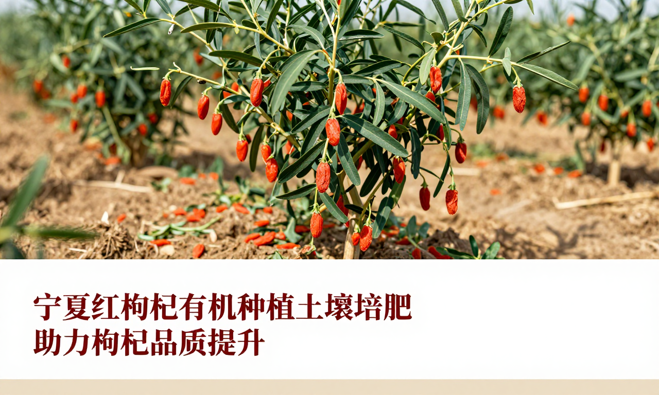 宁夏红枸杞有机种植土壤培肥 助力枸杞品质提升的核心技术科普